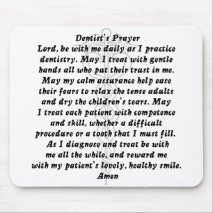 A oração Mousepad do dentista