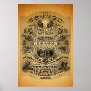 A Oração Poster 4 do senhor