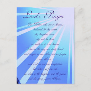 A Oração Projeto Cartão do senhor