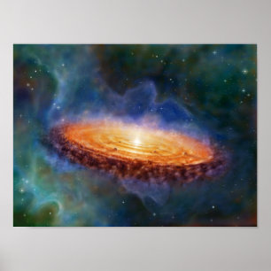 A origem do poster da carteira do sistema solar