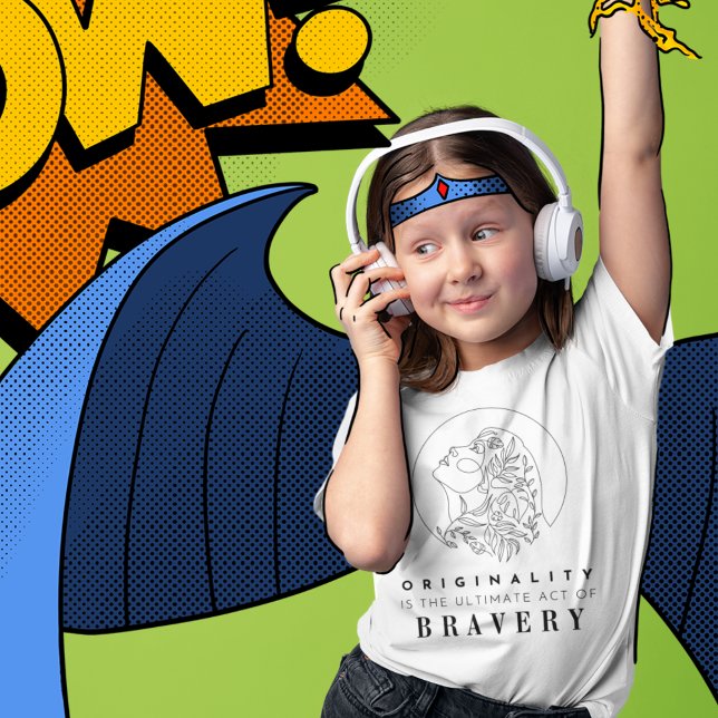 A originalidade é uma camiseta brava e apaixonada  (Criador carregado)