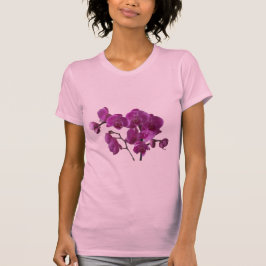 A orquídea cor-de-rosa floresce o t-shirt