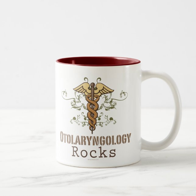 A otolaringologia balança a caneca do Caduceus (Direita)