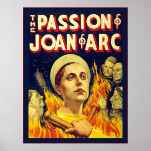 A Paixão de Joan of Arc ~ Vintage Movie Poster