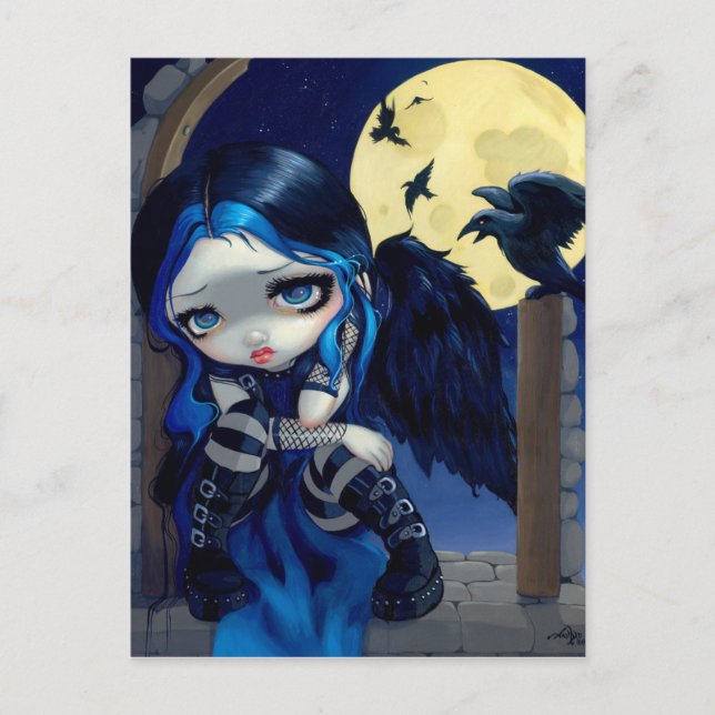 "A Palavra Sussura, Lenore!" Cartão Postal (Frente)