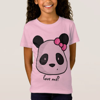 A panda caçoa o t-shirt