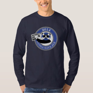 A panda diz aye! t-shirt escuro