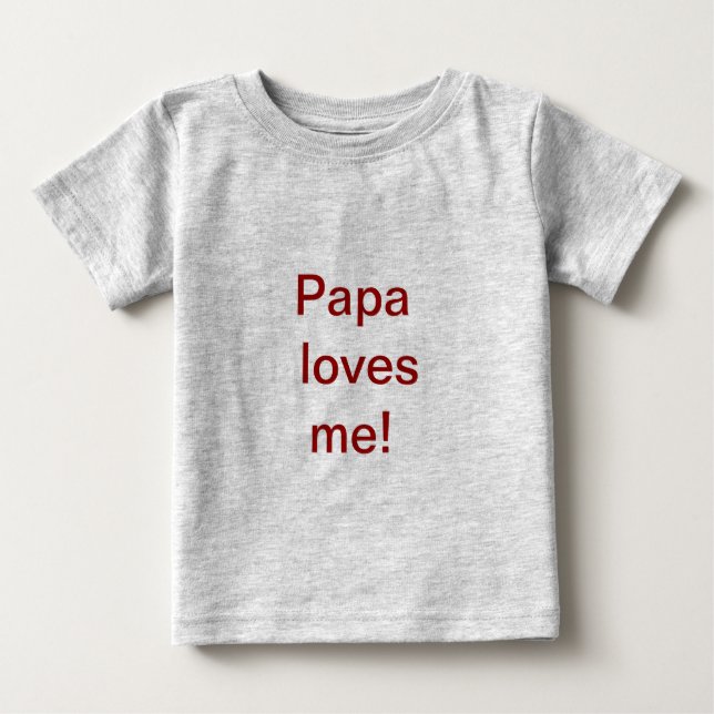 A papá ama-me camisa (Frente)