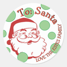 A PAPAIS NOEIS DA ETIQUETA DE NATAL DA FAMÍLIA PER