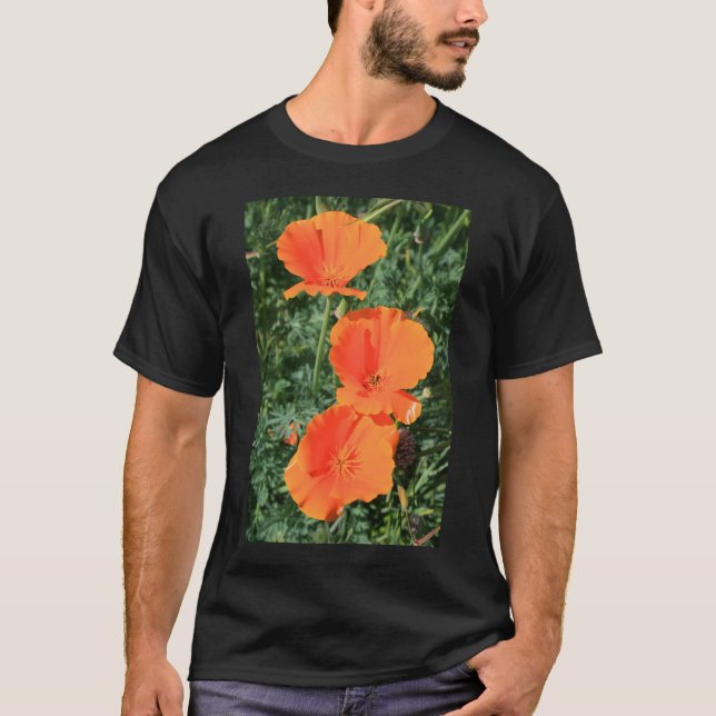A papoila de Califórnia floresce o t-shirt (Frente)