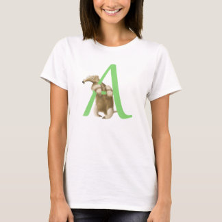 A para o t-shirt da inicial do monograma do