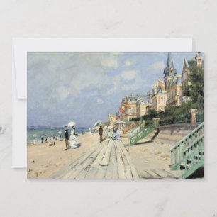 A Passarela de Trouville por Claude Monet