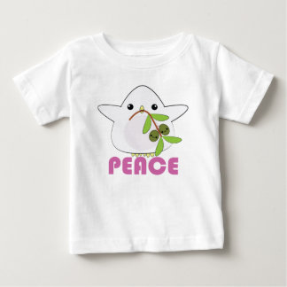 A paz de Kawaii mergulhou com o t-shirt da criança