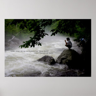 A paz do poster de Asisi