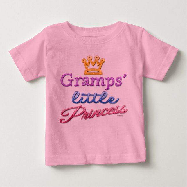 A Pequena Princesa Bebê Toddler T-Shirt (Frente)