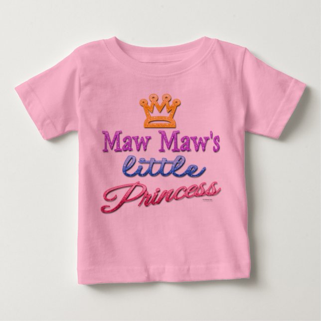 A Pequena Princesa Princesa Bebê Toddler T-Shirt (Frente)