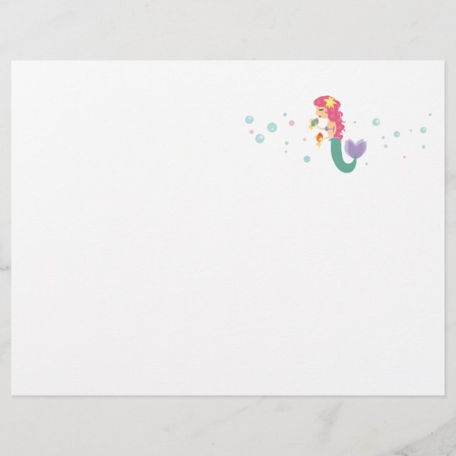 A Pequena Sereia Letterhead (Frente)