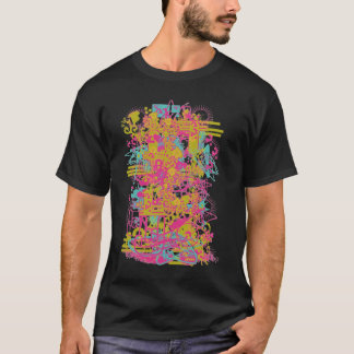 a percepção grava o t-shirt do "pinkisrock"