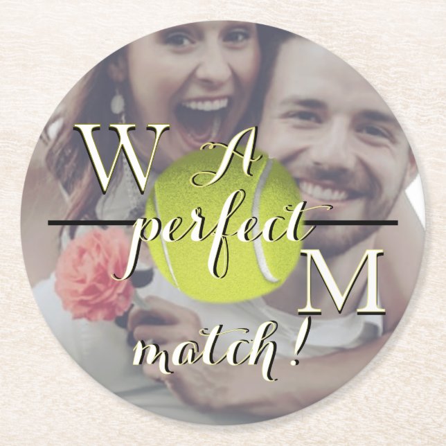 A Perfect Match - Porta-copos de papel (Frente)