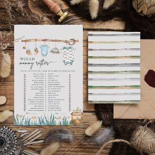 A Pesca De Diversão Da Enguia Poderia Mamãe Chá de