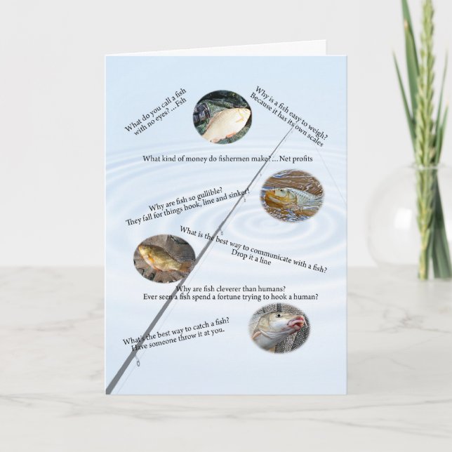 A pesca graceja o número do cartão 1 (Frente)