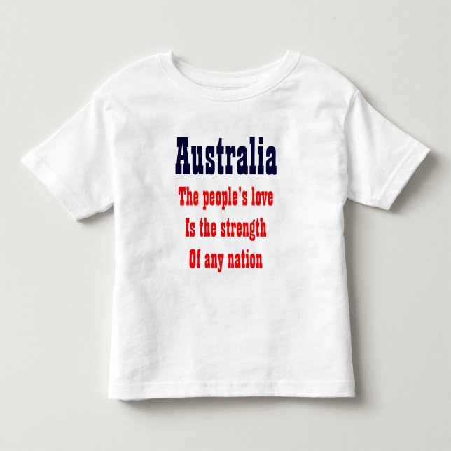 A pessoas ama as t-shirts da Austrália (Frente)