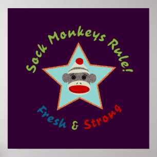 A peúga Monkeys a regra! Poster