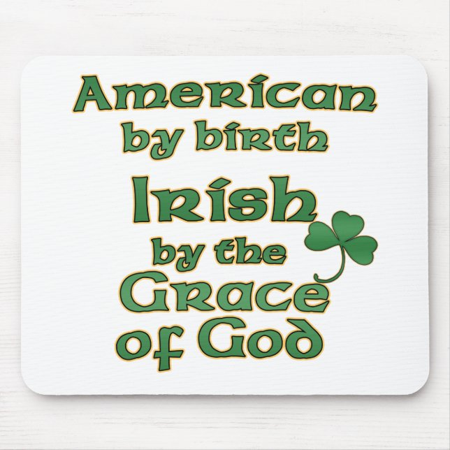 A Piada irlandesa da América Mousepads (Frente)