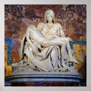 A Pieta de Michelangelo Poster