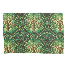 A pillowcase design featuring a detailed