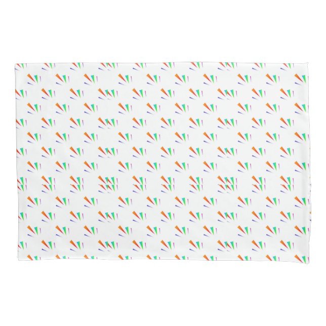 A pillowcase with a repeating pattern (Frente)