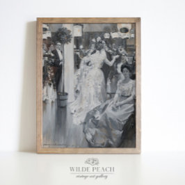 A pintura de moda Gala Vintage de Poster feminino