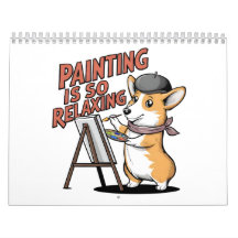 A Pintura É Tão Relaxante, Calendário Artista Corg