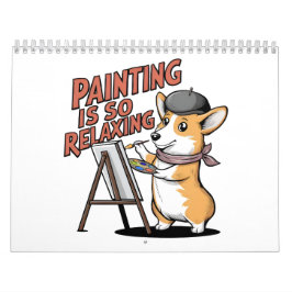 A Pintura É Tão Relaxante, Calendário Artista Corg