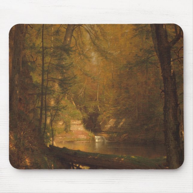 A Piscina da Truta (1870) Arte - Mousepad (Frente)