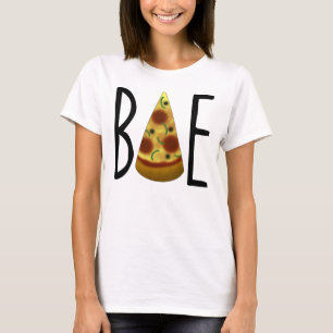 A pizza é o t-shirt de Bae (com vegetarianos)