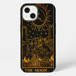 A Placa de Tarot da Lua | Dourado E Preto | Major