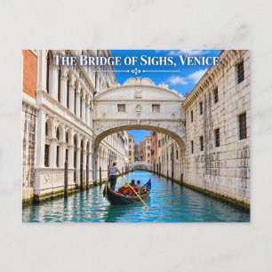A Ponte dos Suspiros Cartão Postal do Dia de Venez