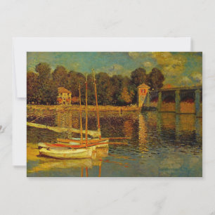 A Ponte em Argenteuil por Claude Monet