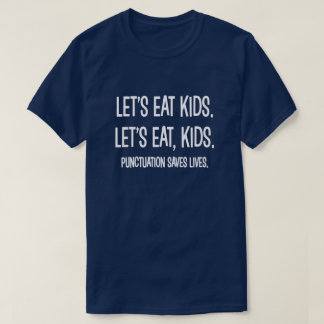 A pontuação salvar camisetas engraçadas da