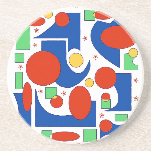 A porta copos de cerâmica obstrutiva em pedras-are (Frente)