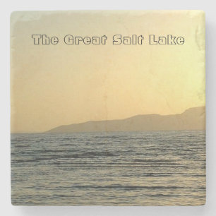 A porta copos de pedra de Great Salt Lake