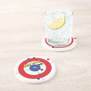 A Porta copos de Sandstone Final - (Vermelho)