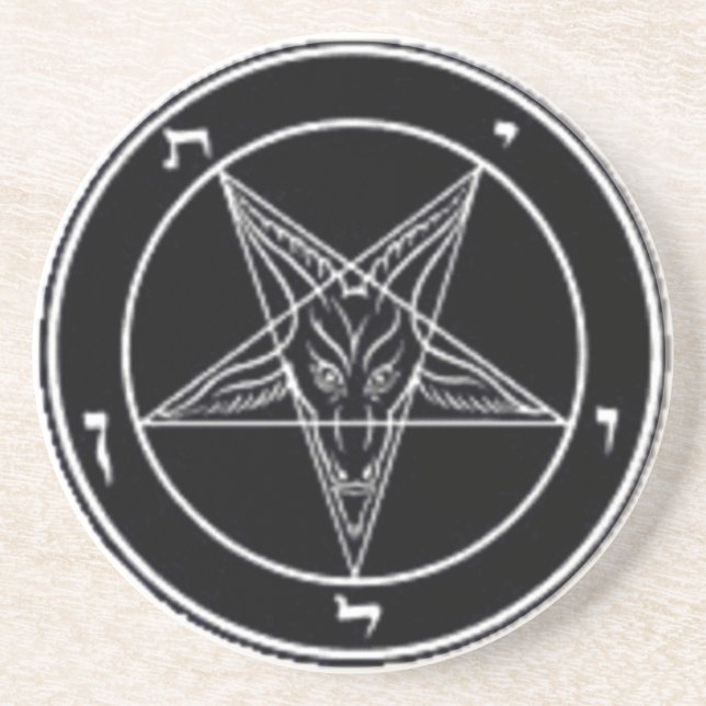 A porta copos ou o ritual da bebida de Baphomet (Frente)
