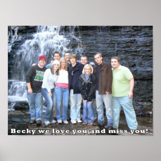 A poster da Becky