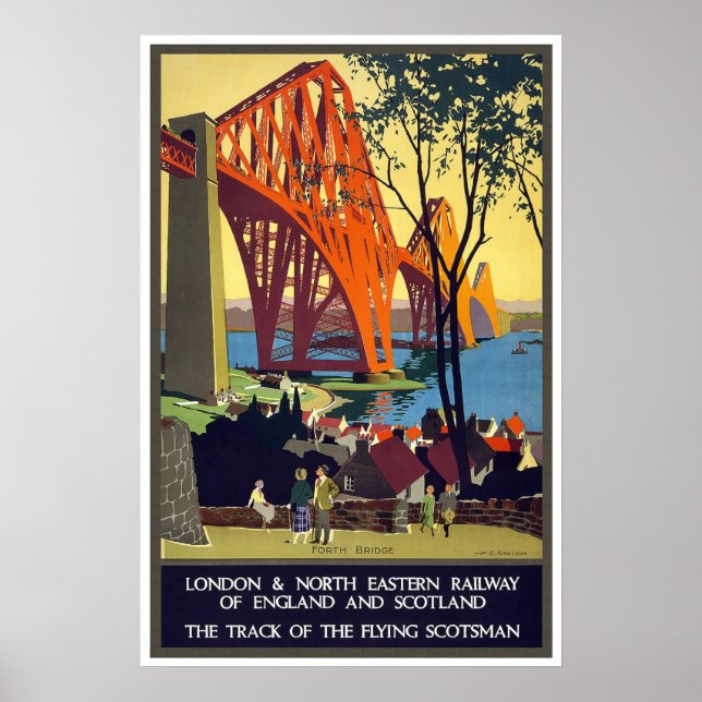 A Poster da Forth Bridge (Frente)