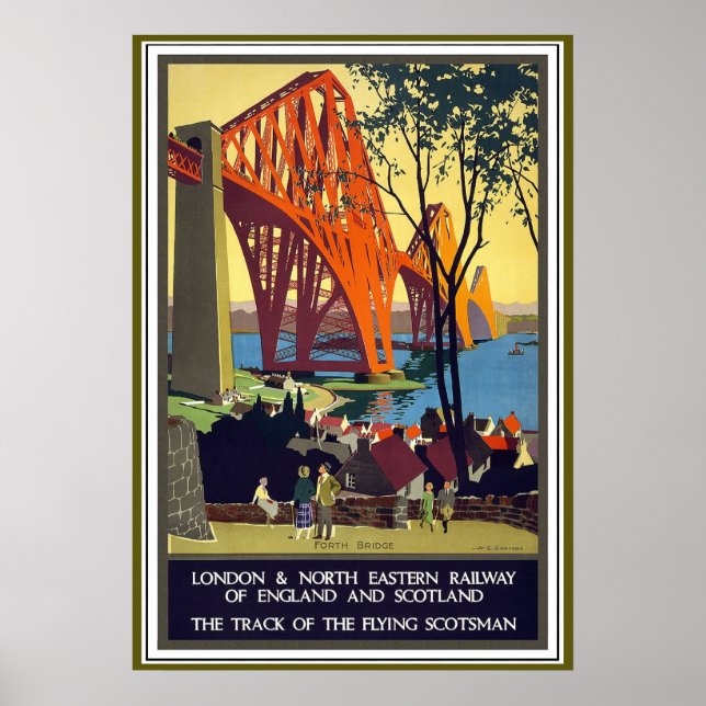 A Poster da Forth Bridge (Frente)
