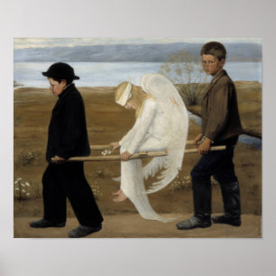 A poster de arte "Anjo Ferido" de Simberg