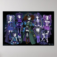 A Poster de Arte da Couture Myka Jelina Fantasy