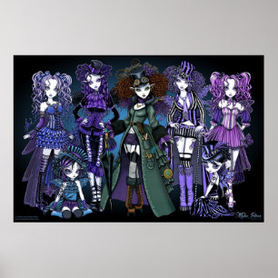 A Poster de Arte da Couture Myka Jelina Fantasy